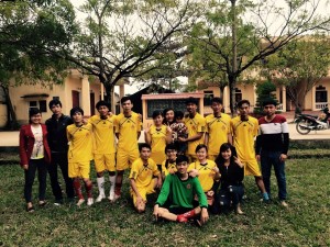 Giao lưu bóng đá đầu xuân